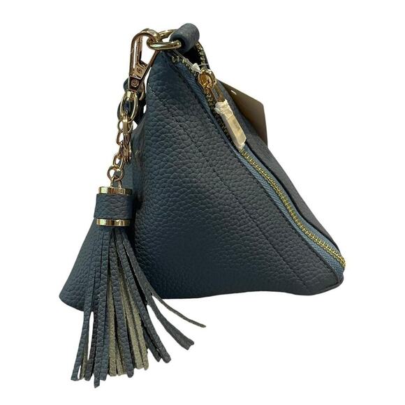 Pyramid mini wristlet purse with tassel - Picture 2 of 4